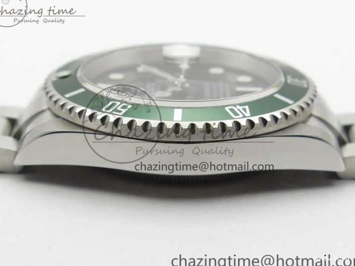 0512 Neat Submariner 16610 LV Green No Rehaut Engraving 904L Steel ARF1:1 Best Edition on SS Bracelet SH 2955
